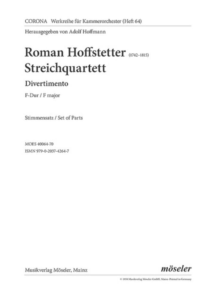 Quartett F-Dur